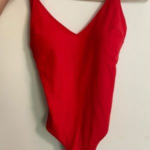 H&M Red One Piece Swimsuit